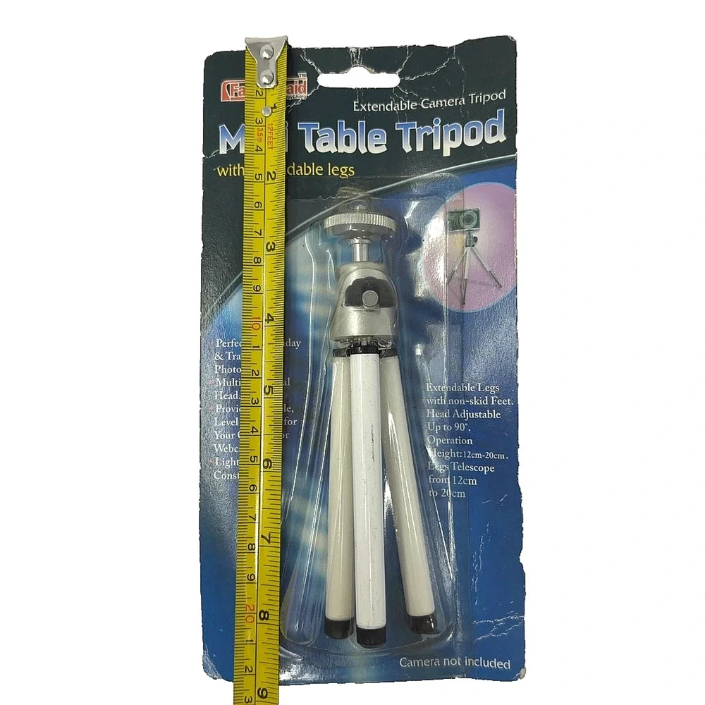 FamilyMaid Mini Table Tripod Extendable Legs Camera Tripod NOS